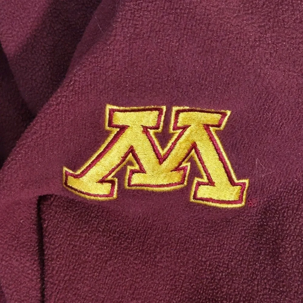 Columbia Sportswear Fleece Minnesota Gophers Hoodie Maroon Mens Medium Pullover